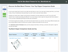 Tablet Screenshot of beardguide.net